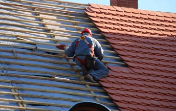 roof tiles St Cross South Elmham, Suffolk